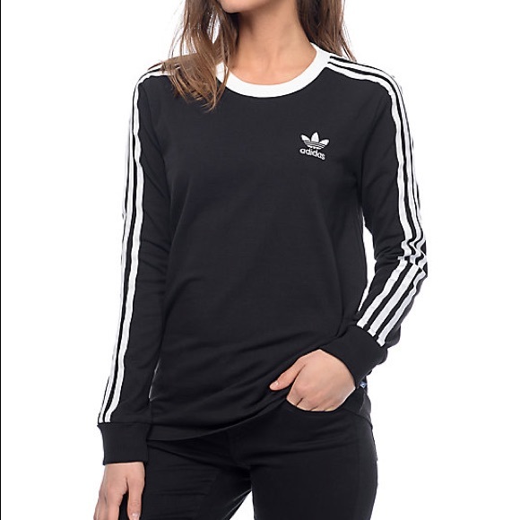 adidas Tops - Adidas long-sleeve black shirt